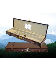 TKL Outdoors Elite Gold Series Leather Covered 12 Gauge Over/Under Shotgun Case A7160-C