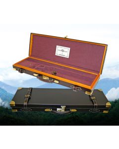 TKL Outdoors Elite Gold Series Leather Covered Oak 20 Gauge Side-By-Side Shotgun Case A7159-D